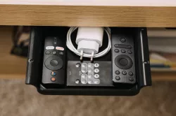 Under Desk Drawer - Remote Control Holder