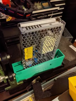 Upright mount for CR-10 MeanWell LRS-150-24 PowerSupply