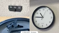 Wall Clock Hook Using Stapler