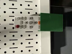 Wall control remote holder