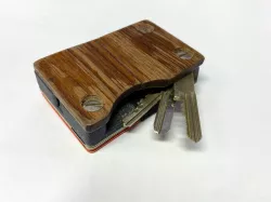 Wallet with place for keys an Airtag and tablets