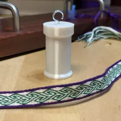 Warp Weight Spool for Weaving and Kumihimo