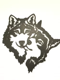Wolf Love 2d wall art