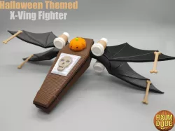 X-Ving Fighter (Halloween/Vampire Themed Star Wars X-wing Starfighter)