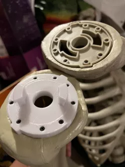 12 foot Skeleton ROTATING Arm Head Bracket Adapter