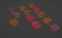 25mm Scifi interior bases