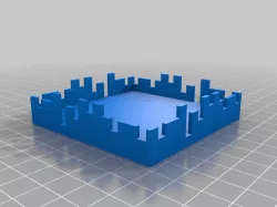 3D printable minecraft grass block
