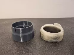 Airfilter holder for paint dry gun