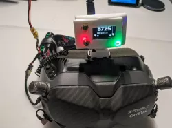 Analog Mount DJI FPV with URUAV RX PORT 3.0-PLUS