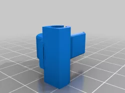 Backpack rail camelbak hose clip