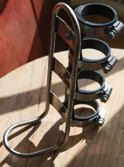 Ben's Burly 3-Bolt Cage Mount For MTB Suspension Forks