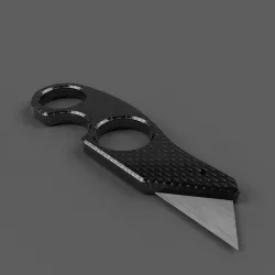 Brass Knuckle Utility Knife