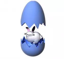 Bunny-sheen Bobble Model