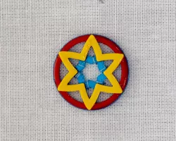 BUTTON - MANDALA