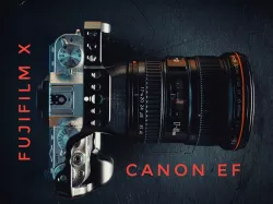 Canon EF to Fujifilm X adapter