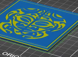 Coaster "Polynesian turtle"