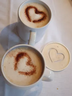 Coffee/Cappuccino Decoration Template