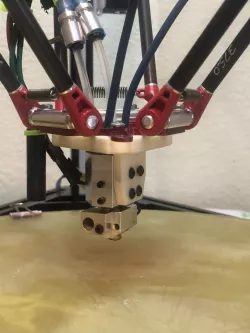Cyclops+ and Chimera+ Aqua mount for Delta Printers