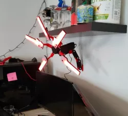 Desk stranding wall mount & short arms
