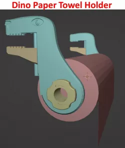 Dino Paper Towel Holder
