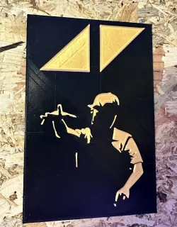 DJ Avicii postcard