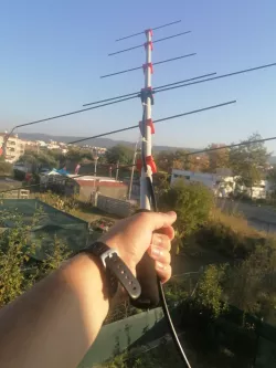 Dual Band Satellite YAGI Antenna
