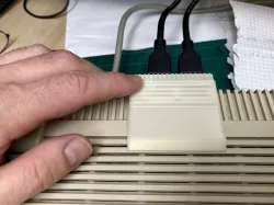 Dual HDMI housing for Amiga 500