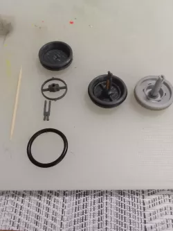 Duplo train wheel repair