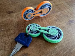 E-Bike Caleidoscopic Key Ring