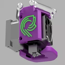 E3D Hemera Effector Mount for Delta Printers