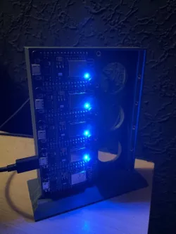 ESP8622 NodeMCU Wallmount and Stand - Mining Rig for DUINO COIN