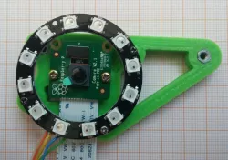 Fabscan camera holder with light for Pi-Cam V2 