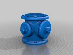 Fire Hydrant Planter - with tray
