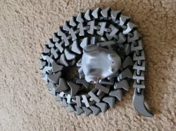 Flexible Snake with Hole For String (Cat Toy)
