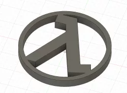 Half Life (Lambda) Shopping Cart Coin