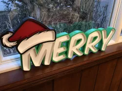 Honda Merry with a Santa hat