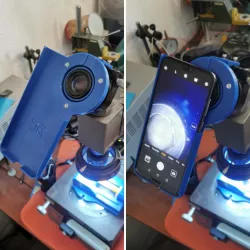 Huawei P20 pro Phone-Camera Mount for analog microscopes