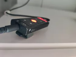 HyperX headphone control box mount