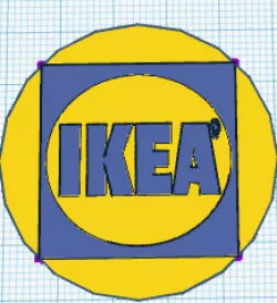 Ikea drink coaster for Lack Table