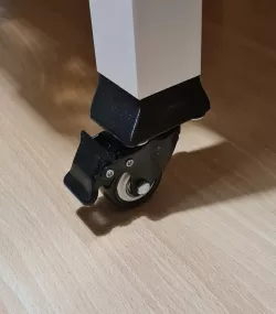 Ikea Lack spacer for transport rollers