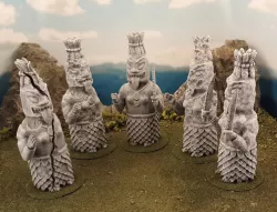 Jungle statue - godess of war