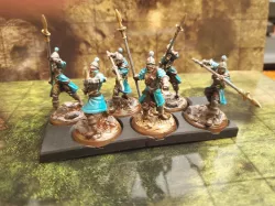 Kings of War Infantry Troop Trays for 25mm Round Base Miniatures