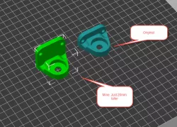 Lead Z screw holder hypercube (long) - And Hypercube 300 V1