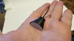 LED light fixture with difuser lens