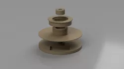 Logo spinner for pickup truck wheels