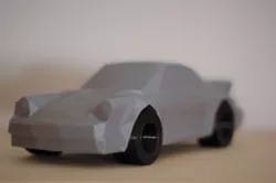 Low-Poly Porsche 911 Turbo
