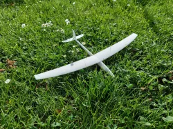 Lukisegler XXS 3d-printed free-flight plane