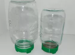 Mason jar rings with feet