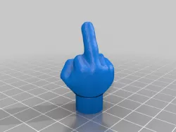 Middle Finger Tire Caps
