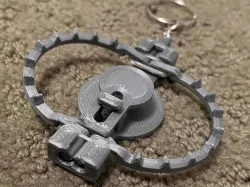 Mini bear trap keychain remix